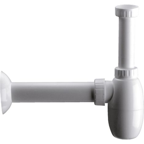 Sifone tedesco in polipropilene senza piletta 1 1/4 (1/3)