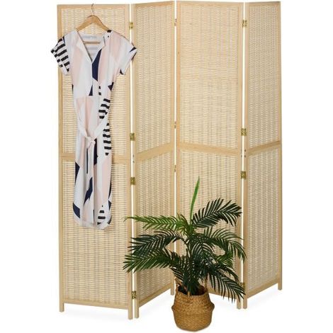 Paravento in bambu a 4 parti (1/5)