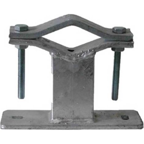ZANCA A MURO P/PALO ANTENNA          FIG.10