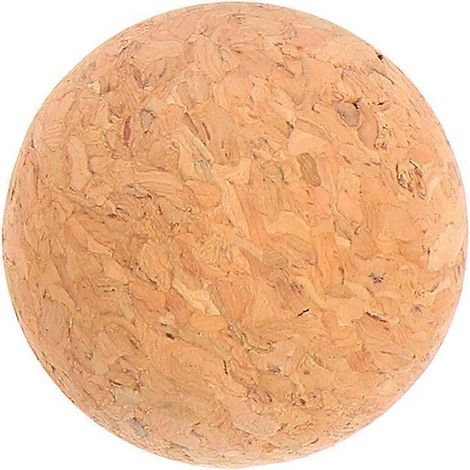bouchon de bouteille de vin en liège, boule de liège en bois (blanc)-3.6X3.6X3.6cm-Yellow (1/4)