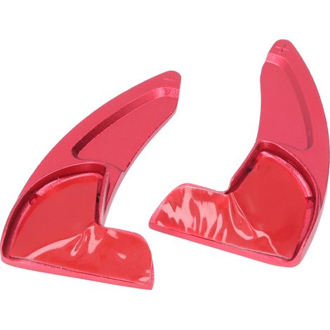 2 Leviers de Palettes de Changement de Vitesse en Allongement pour Dodge Challenger 2015-2019, Rouge, Kit de Commande au Volant (1/5)