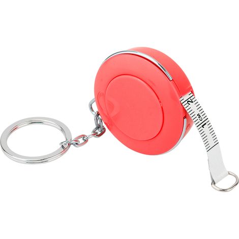 Mètre ruban 150cm souple rétractable, règle de couture pour tailleur corps tissu, mètre à mesurer rouge (1/5)