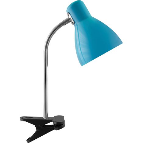 Lampada da lettura con clip 15W blu kati E27 clip Ideus 02863 (1/2)