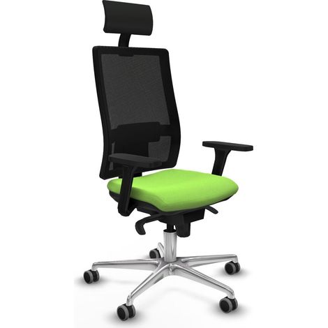Sedia Ufficio con Poggiatesta Piqueras y Crespo 3D086G1 Pistacchio (1/5)