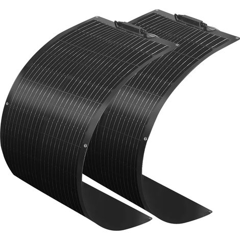 Panneau Solaire Flexible, Design Semi-Flexible, Haute Efficacité 24%, Convient pour une Utilisation en Extérieur (1/2)
