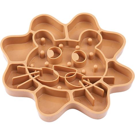 Voici une proposition de titre produit en français, conforme à vos critères (190 caractères max) :
Distributeur de beurre de cacahuète pour chien, tapis de léchage anti-stress, gamelle lente en TPR, (1/4)