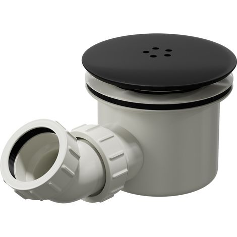 Colore Matt Black 90mm High Flow Shower Tray Waste (1/5)
