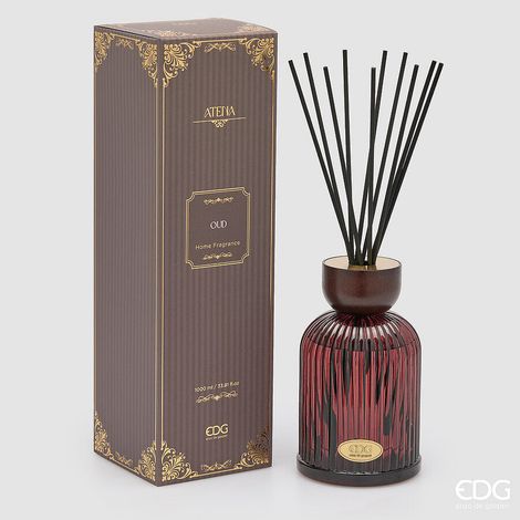 EDG Enzo De Gasperi Profumatore Bottiglia Atena Oud H20 Ø11 cm – Profumo per Ambiente (1/2)