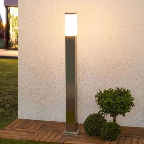 [GEBRAUCHT] Lindby Lorian Pollerleuchte Wegeleuchte Gartenleuchte Gartenlampe Edelstahl E27 B-Ware