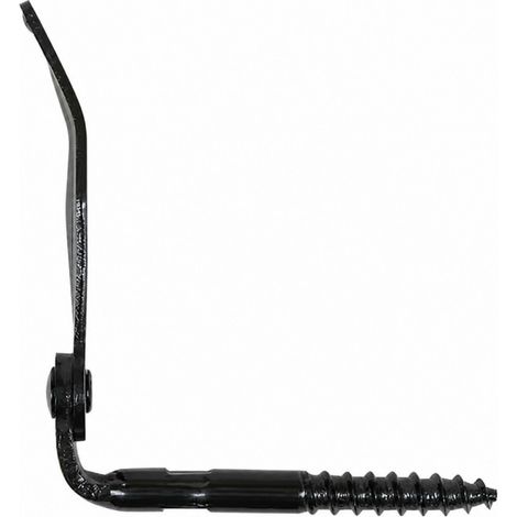 Rolladenstopper schwarz zum Anschrauben Länge 130 mm, 2 Stück (1/2)