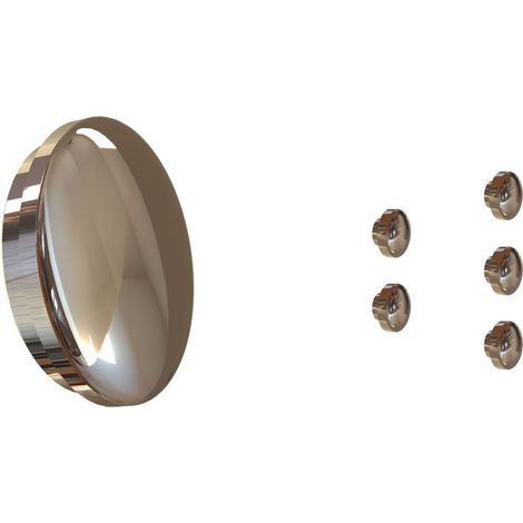 Lot Embouts de finition pour Garde Corps avec 5 lisses - Finition INOX (1/3)