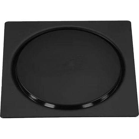 2pcs lisse, design moderne 10cm carré Push Floor en acier inoxydable (1/5)
