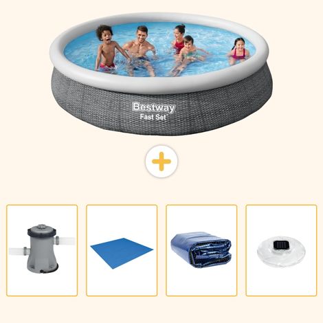 Bestway Bestway Fast Set Ronde - 366x76 cm - 5-pièces S272 (1/5)