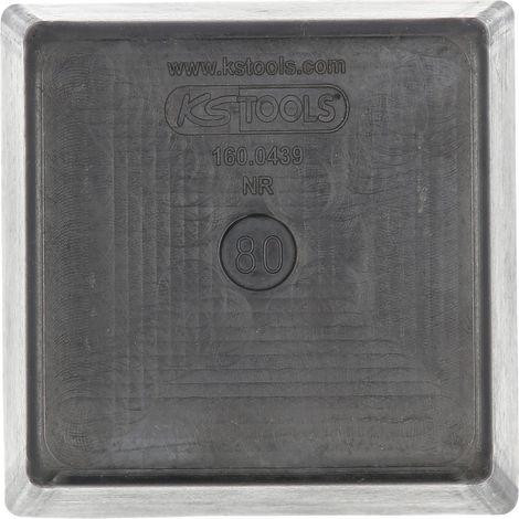 KS Tools Gummiauflage 16 für Hebebühnen, 120 x 120 x 100 mm (1/4)