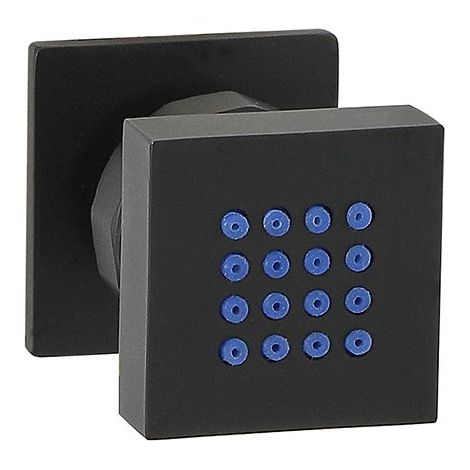 Milano Preto Front Fix Bathroom Shower Square Body Jet (1/3)