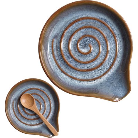 Ceramic Kitchen Spoon Rest, Dishwasher Safe (1/5)