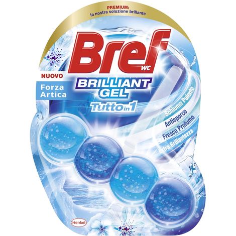 BREF WC BRILLANTANTE IN GEL FORZA ANTICA CONFEZIONE SINGOLA (1/2)