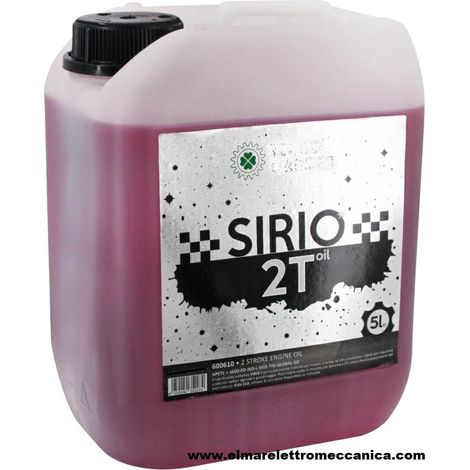 SIRIO Olio Sintetico 2 Tempi 5 Litri Additivato per Miscela 600610