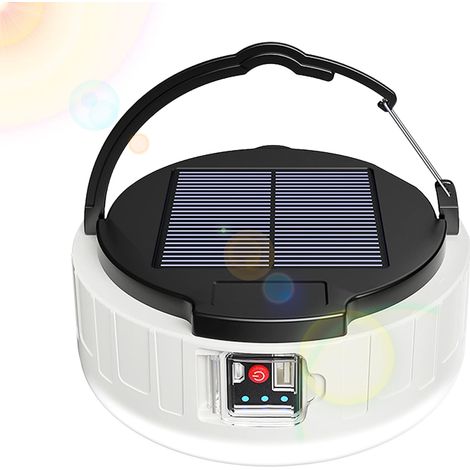 Lampe de tente de lanterne à LED portable rechargeable pour lanterne de camping solaire (1/2)