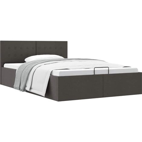Cadre de lit à rangement hydraulique sans matelas 120x200 cm (1/5)