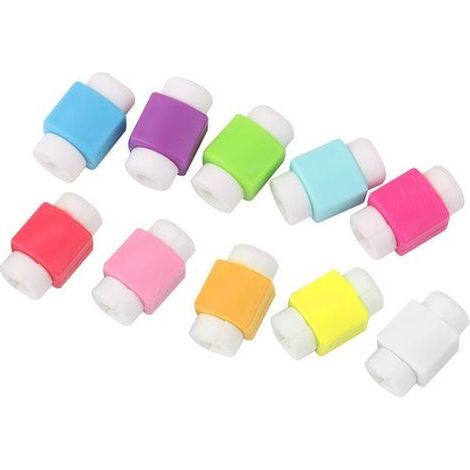Protector de cable USB (10ud/bolsa)  Multicolor (1/3)