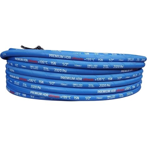 Tubo idraulico DN13 1SN, angolazione massima 135 gradi, pressione massima 160 bar (1/5)