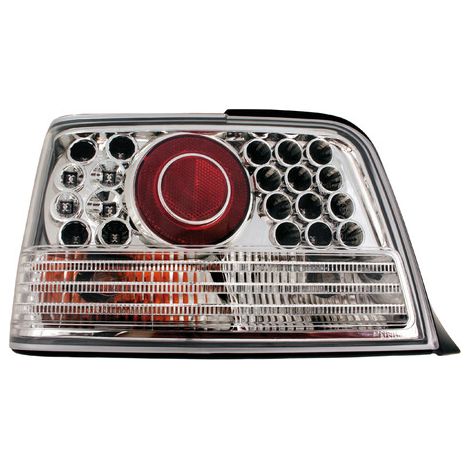 Coppia fanali posteriori LED - compatibile per  Bmw E36 (9/90-3/98) - Cromo