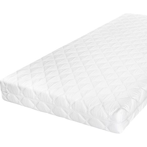 Materasso 80x180 schiuma cocco antiacaro 15 cm Arlo Bianco (1/5)