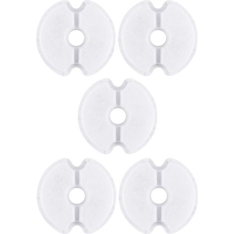 2 crochets doubles chrome satiné 30 x 59 mm, pour manteaux et serviettes (1/4)