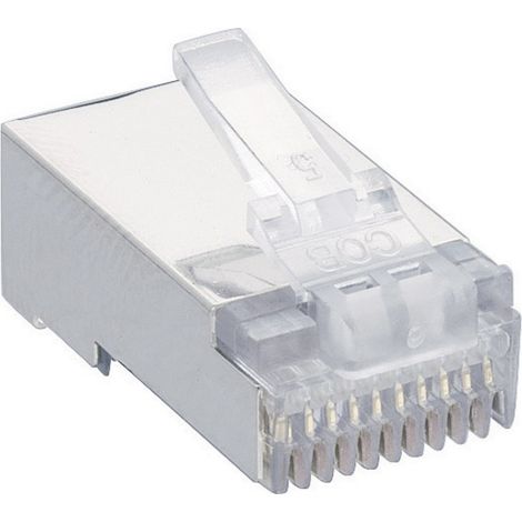 Lumberg P 303 S Modularstecker P 303 S Stecker, gerade Pole: 10p10c Polzahl Sensoren 10P10C Transpa
