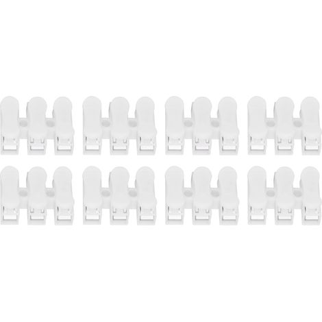 Lot de 500 bornes de connexion rapide à 3 broches pour câbles à poussoir (1/5)
