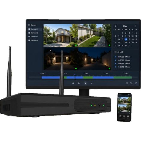 Enregistreur Vidéo Réseau, Résolution 5MP, Compression H.265, 16CH (1/5)