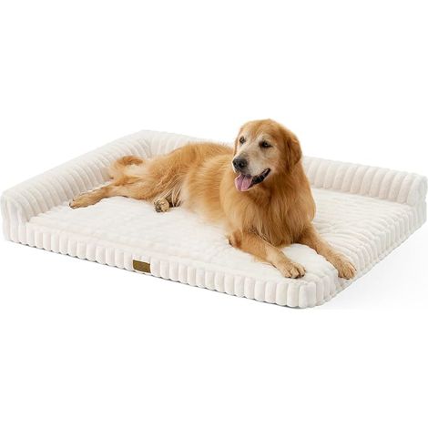 Panier Chien Orthopédique Dehoussable Lavable Grand 122x89cm (1/5)