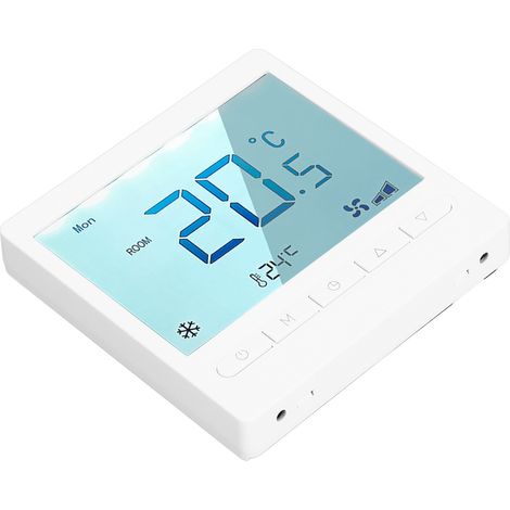 AC230V-Thermostat für Klimaanlagen, großes LCD-Bedienfeld, programmierbar, Modell 8902RHLD (1/5)