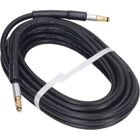 Tubo flessibile ad alta pressione da 15 m - Compatibile con Karcher K2/K3/K4/K5 - Connettore rapido e durevole - Lavaggio potente (1/4)