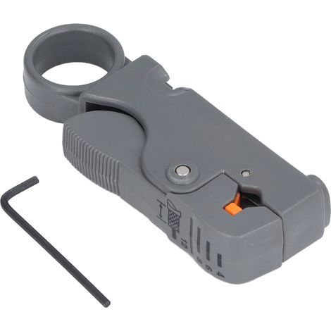 Décortiqueur Manuel pour Câbles Coaxial RG58/59/62 HT‑332 avec Douille Double et Poignée Anneau (1/5)