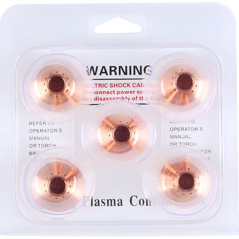 5pcs Plasma Shield Cup Cap for MAX105 Cutting Torch Consumables 220798