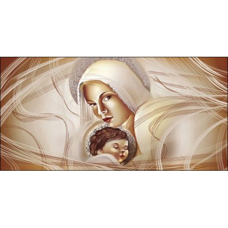 Lupia - Quadro su tela canvas DEEP 100X180 MATERNITY BROWN - CLASSIC (1/3)