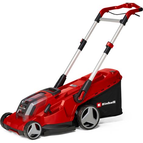 Einhell Professional Tondeuse à gazon sans fil RASARRO 36/42 Kit PXC (36V, Brushless, Mulching, largeur de coupe: 42cm, Bac 50L) Livré avec 2 Batteries 5,2 Ah + Chargeur double (1/5)