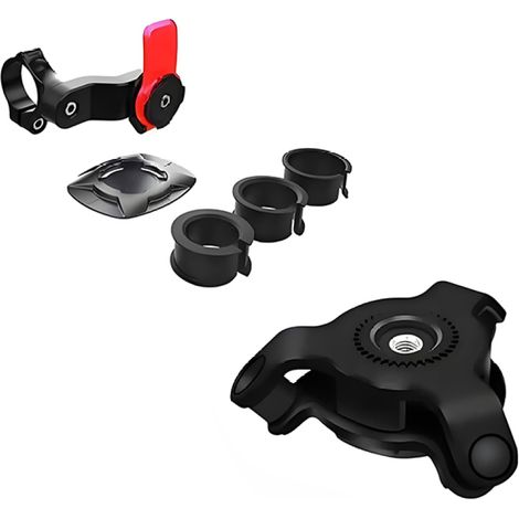 support de Téléphone portable pour Vélo et Moto - Amortisseur de Vibrations - Universel - Noir (1/5)