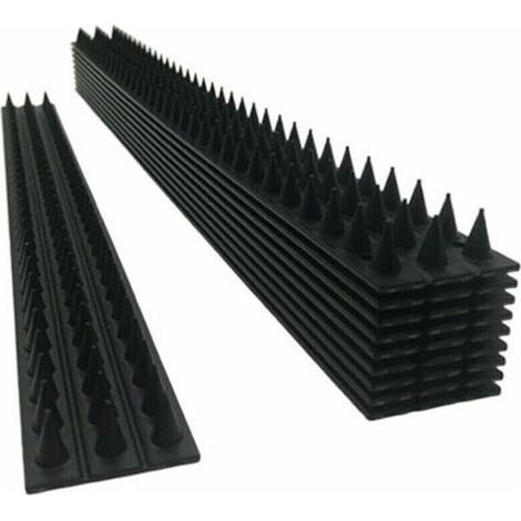 KZQ – Lot de 10 pics répulsifs anti-oiseaux – Dissuasion efficace pour clôtures et murs – Matériau plastique – Installation facile (1/5)