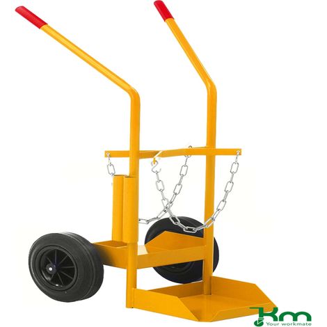 Carrello portabombole per 2 bombole 530 x 1080 x 550 - Kongamek KM145845