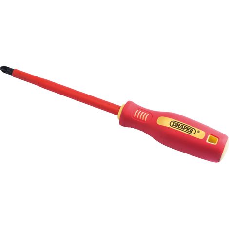 Draper No. 3X150mm VDE Approved Fully Insulated Soft Grip PZ Type Screwdriver (Display Pack, Model 46535) (1/5)