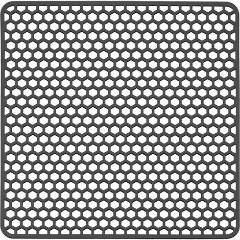 Tapis de protection en silicone pour évier de cuisine, tapis de protection pour plan de travail en silicone, résistant à la chaleur, facile à nettoyer (gris, 26,5 cm) (1/5)