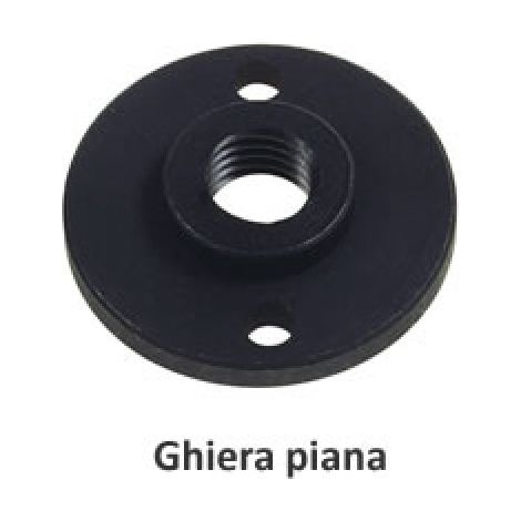 Ghiera per smerigliatrici con 2 fori - Conica