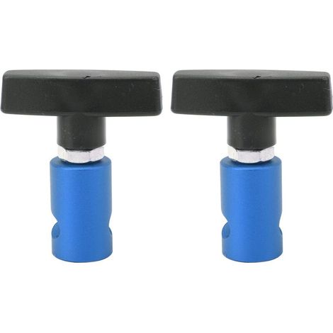 Jeffergarden 2 pièces pince de Support de levage pince de jambe de force de capot et étrier de bougie d'allumage outil 2 en 1 pour capot de voiture hayon bleu-DOU