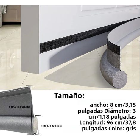 Joint de porte gris réglable en TPU épais, coupe-vent et anti-choc, bloque l'air froid et les odeurs (1/5)
