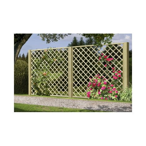 Rankzaun (10x10) R.45x45mm Leisten 12x30mm, B180xH180cm
