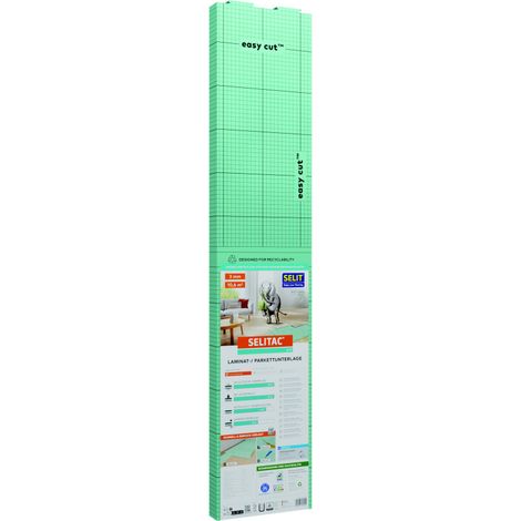 Selitac Trittschalldämmung Parkett- & Laminat 3 mm 10,63 m²