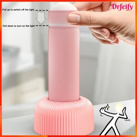 Akozon veilleuse de chambre d'enfant Veilleuse LED Rechargeable, Base Stable et innovante, veilleuse puericulture veilleuse Rose (1/5)